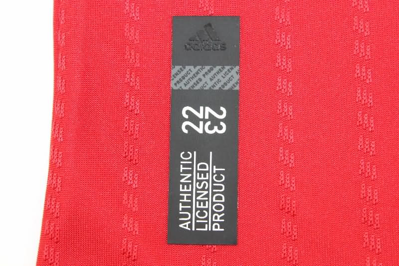 Thailand Quality(AAA) 2022/23 Manchester United Home Retro Soccer Jersey (Player)