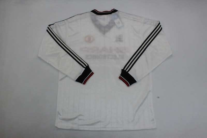 Thailand Quality(AAA) 1982/83 Manchester United Away Long Retro Soccer Jersey