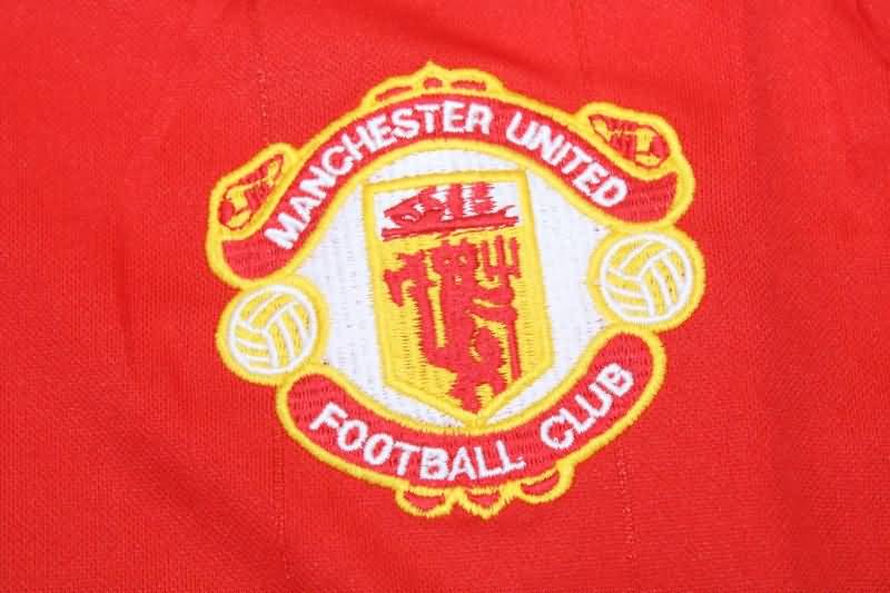 Thailand Quality(AAA) 1982/83 Manchester United Home Retro Jersey(L/S)