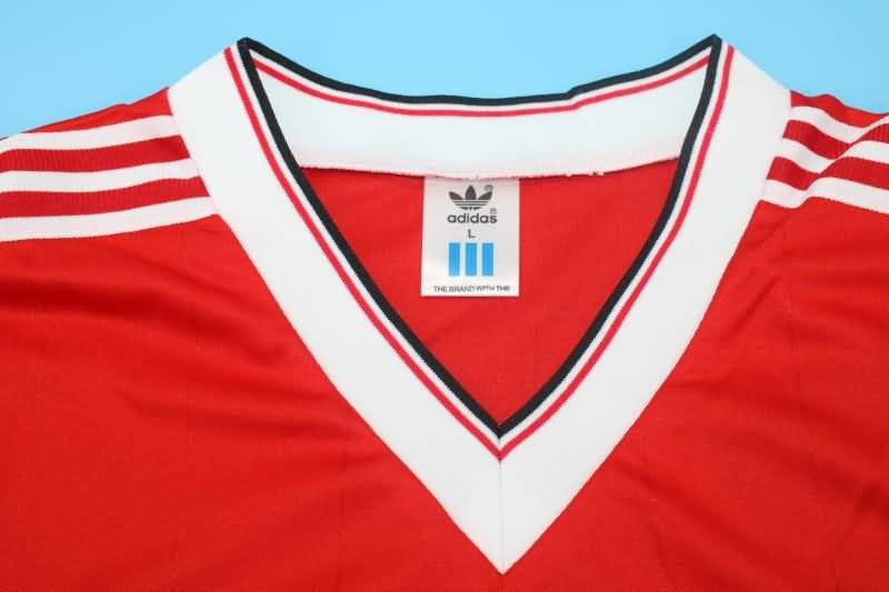 Thailand Quality(AAA) 1982/83 Manchester United Home Retro Jersey(L/S)