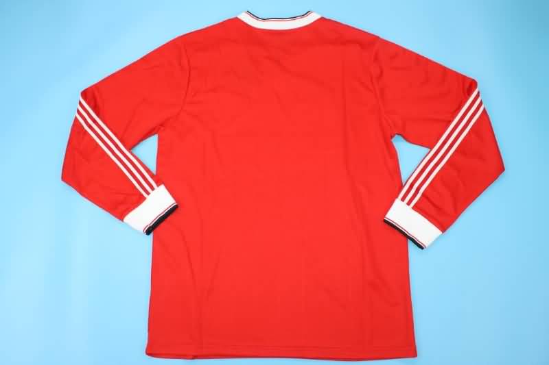 Thailand Quality(AAA) 1982/83 Manchester United Home Retro Jersey(L/S)