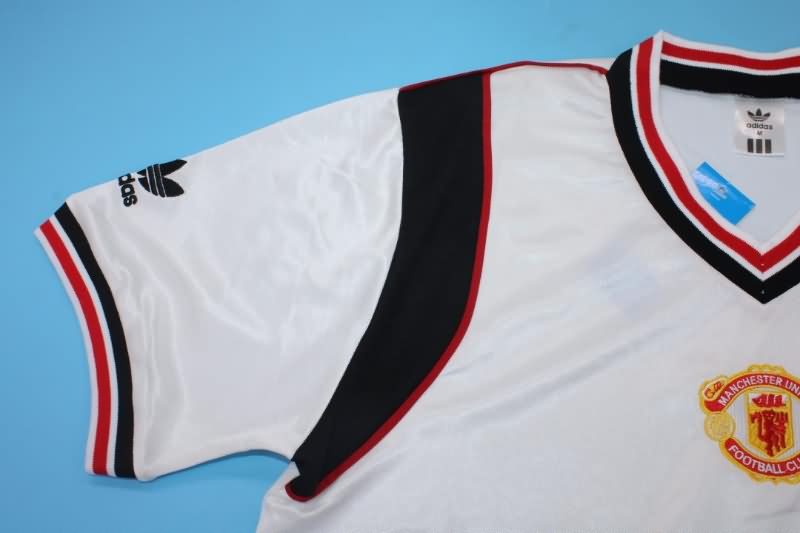 Thailand Quality(AAA) 1984/86 Manchester United Away Retro Soccer Jersey