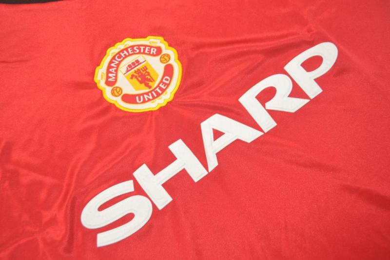 Thailand Quality(AAA) 1984/86 Manchester United Home Retro Soccer Jersey