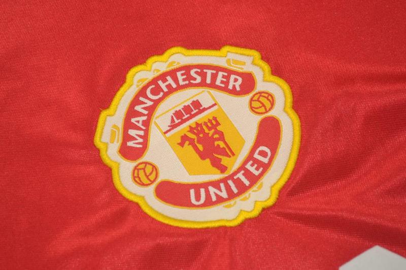 Thailand Quality(AAA) 1984/86 Manchester United Home Retro Soccer Jersey