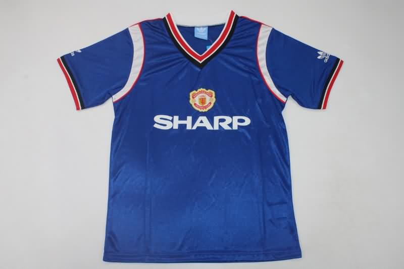 Thailand Quality(AAA) 1984/86 Manchester United Third Retro Soccer Jersey