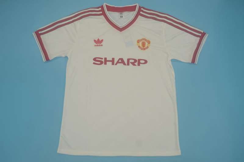 Thailand Quality(AAA) 1986/88 Manchester United Away Retro Soccer Jersey