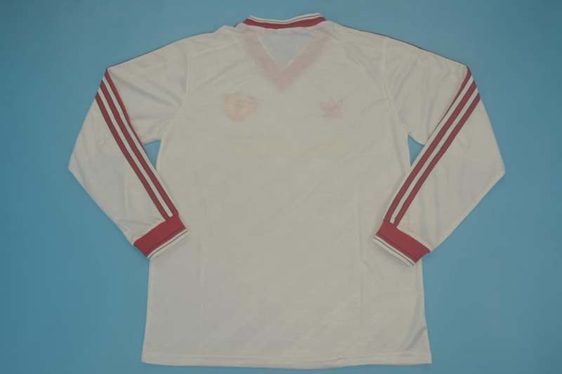 Thailand Quality(AAA) 1986/88 Manchester United Away Retro Jersey(L/S)