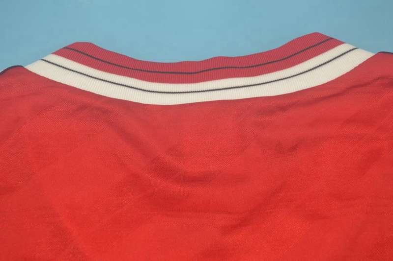 Thailand Quality(AAA) 1986/88 Manchester United Home Retro Jersey(L/S)