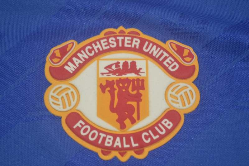 Thailand Quality(AAA) 1986/88 Manchester United Third Retro Jersey(L/S)