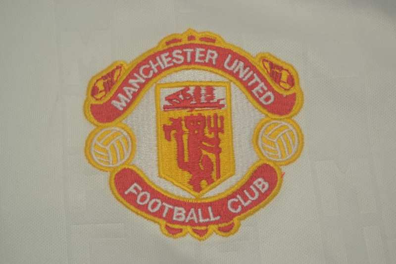 Thailand Quality(AAA) 1988/90 Manchester United Away Retro Soccer Jersey