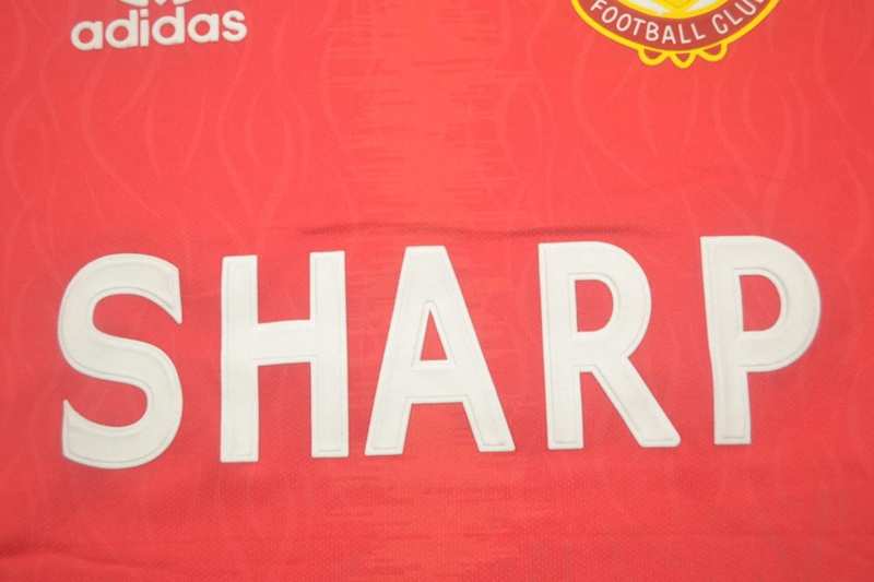 Thailand Quality(AAA) 1990/92 Manchester United Home Retro Soccer Jersey