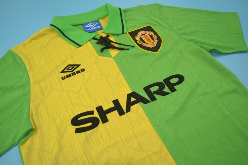 Thailand Quality(AAA) 1992/94 Manchester United Third Retro Soccer Jersey