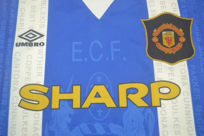 Thailand Quality(AAA) 1994/96 Manchester United Third Retro Soccer Jersey