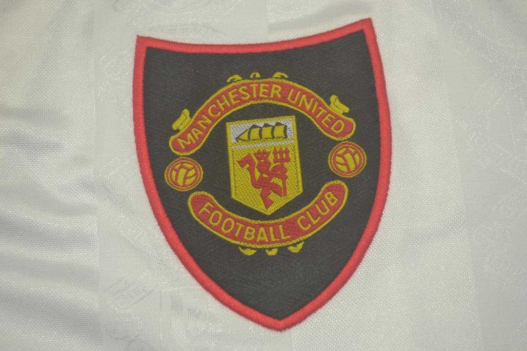 Thailand Quality(AAA) 1997/99 Manchester United Away Retro Jersey(L/S)