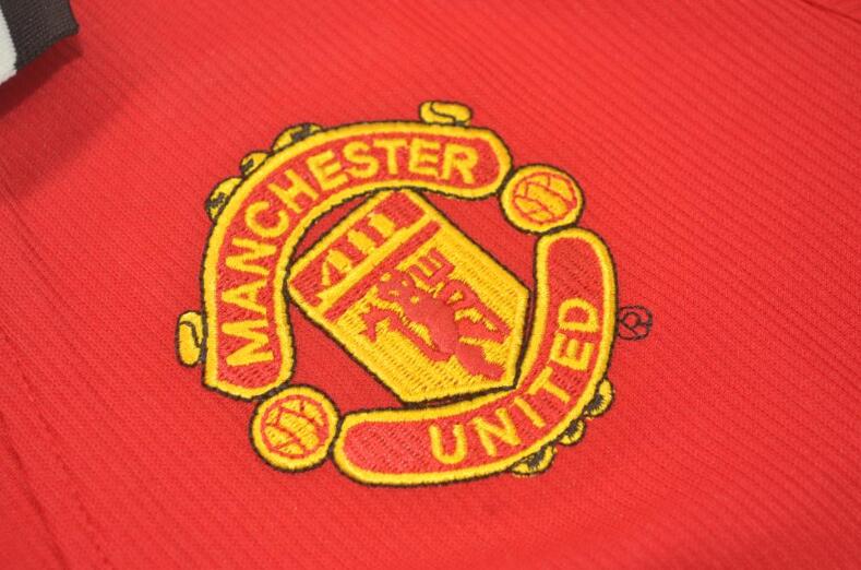 Thailand Quality(AAA) 1998/00 Manchester United Home Retro Jersey(L/S)