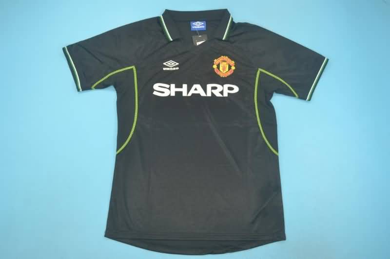 Thailand Quality(AAA) 1998/99 Manchester United Third Retro Soccer Jersey