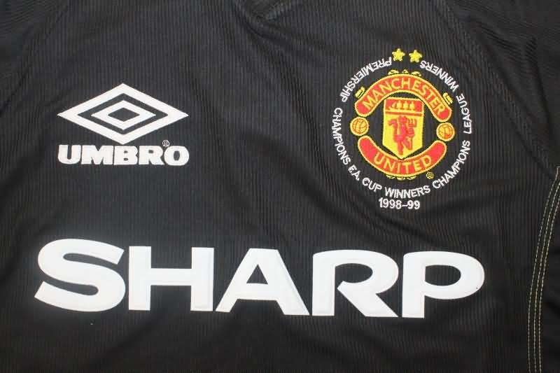 Thailand Quality(AAA) 1998/99 Manchester United Third Long Sleeve Retro Soccer Jersey