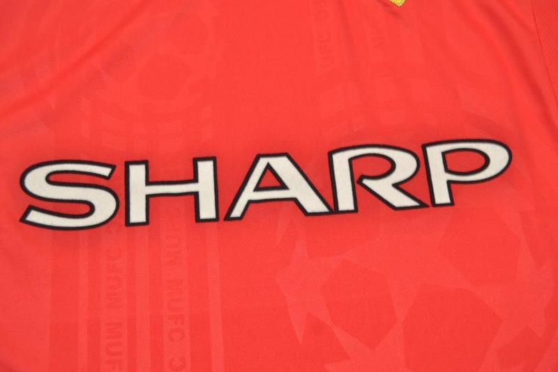 Thailand Quality(AAA) 1998/99 Manchester United Home Retro Soccer Jersey