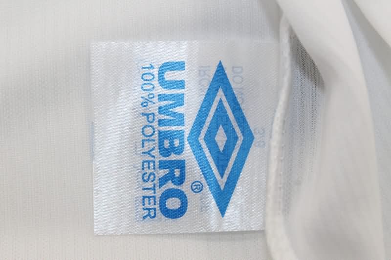 Thailand Quality(AAA) 1998/99 Manchester United White Retro Soccer Jersey