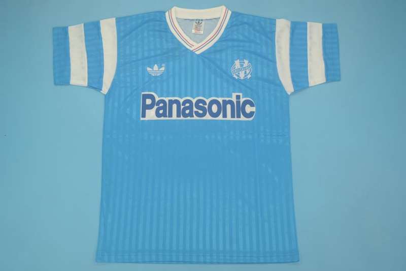 Thailand Quality(AAA) 1990/91 Marseilles Away Retro Soccer Jersey