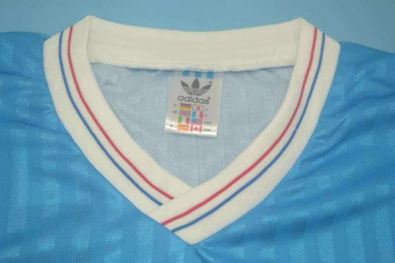 Thailand Quality(AAA) 1990/91 Marseilles Away Retro Soccer Jersey