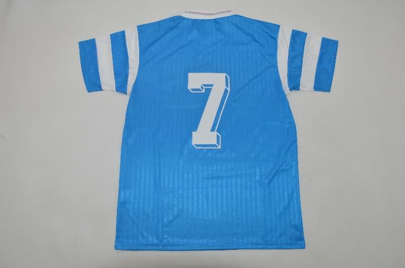 Thailand Quality(AAA) 1990/91 Marseilles Away Retro Soccer Jersey