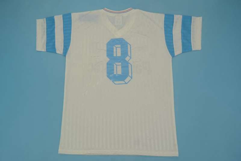 Thailand Quality(AAA) 1990/91 Marseilles Home Retro Soccer Jersey