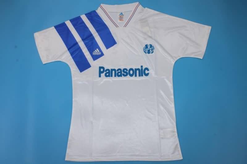 Thailand Quality(AAA) 1991/92 Marseilles Home Retro Soccer Jersey