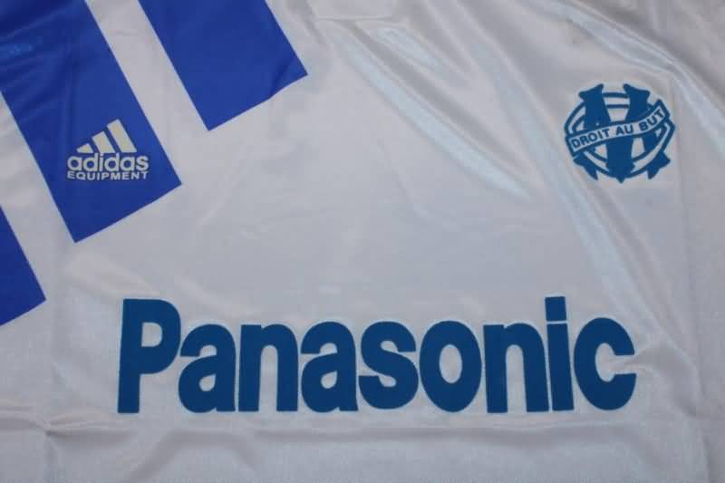 Thailand Quality(AAA) 1991/92 Marseilles Home Retro Soccer Jersey