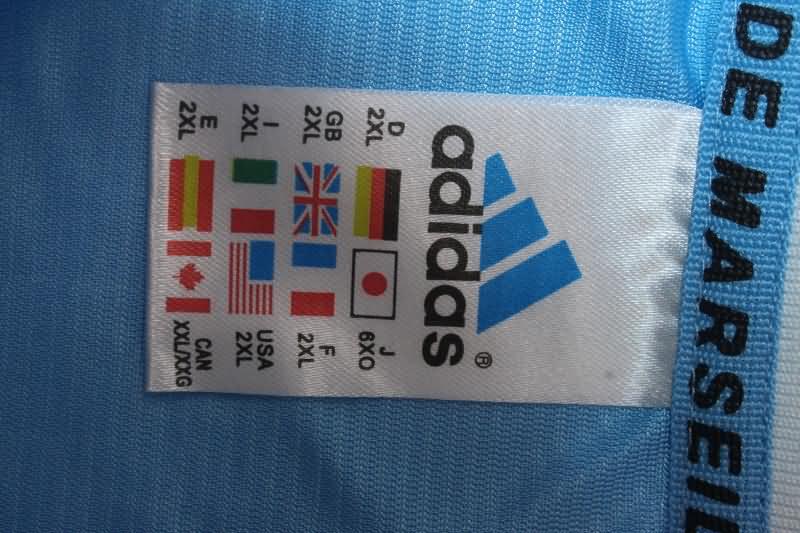 Thailand Quality(AAA) 1998/99 Marseilles Away Retro Soccer Jersey