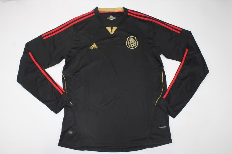 Thailand Quality(AAA) 2011/12 Mexico Away Long Sleeve Retro Soccer Jersey