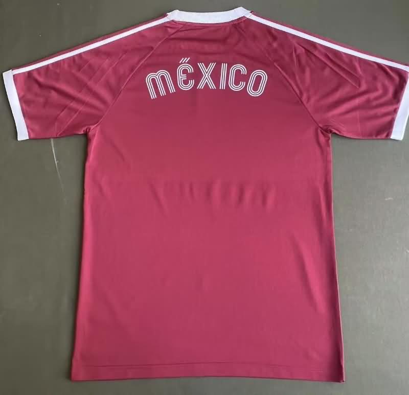 Thailand Quality(AAA) 1985 Mexico Red Retro Soccer Jersey
