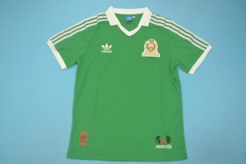 Thailand Quality(AAA) 1986 Mexico Home Retro soccer Jersey