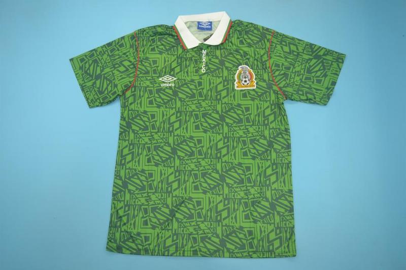 Thailand Quality(AAA) 1994 Mexico Home Retro soccer Jersey