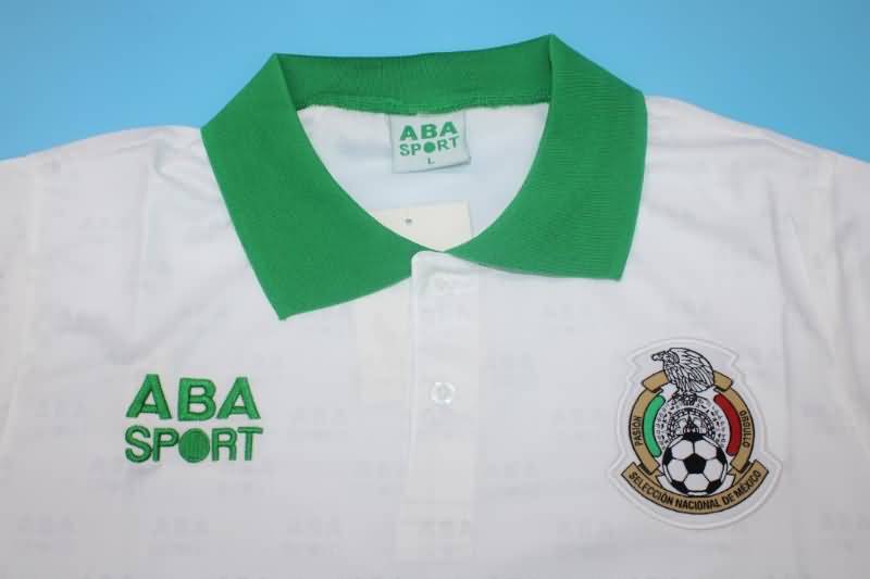 Thailand Quality(AAA) 1995 Mexico Away Retro soccer Jersey