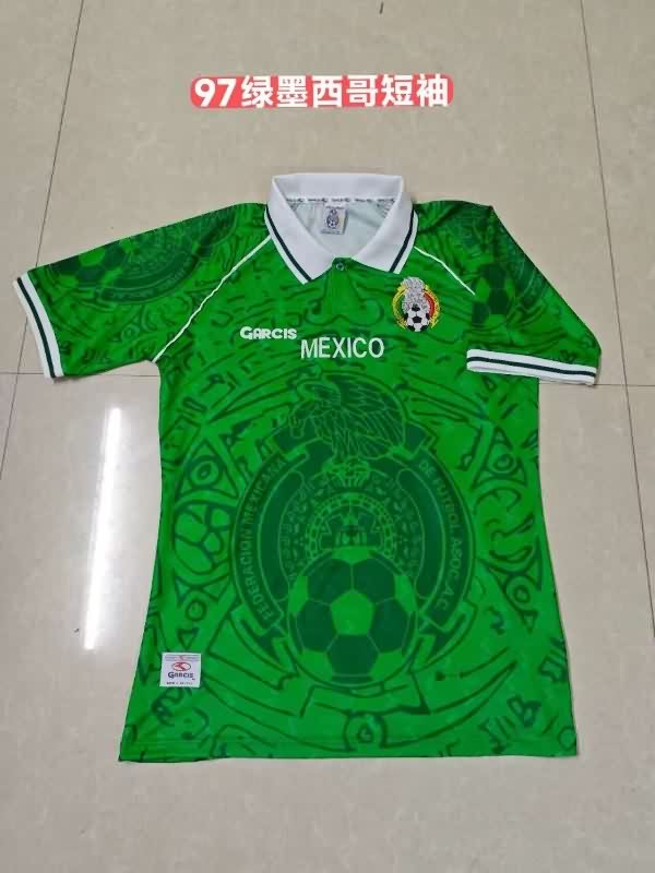 Thailand Quality(AAA) 1997 Mexico Home Retro Soccer Jersey