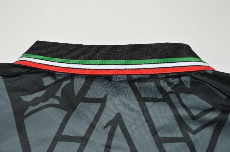 Thailand Quality(AAA) 1998 Mexico Black Retro Long Sleeve Soccer Jersey