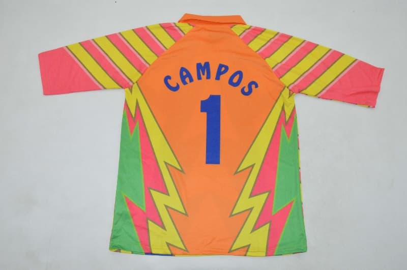 Thailand Quality(AAA) 1998 Mexico Goalkeeper Retro Soccer Jersey