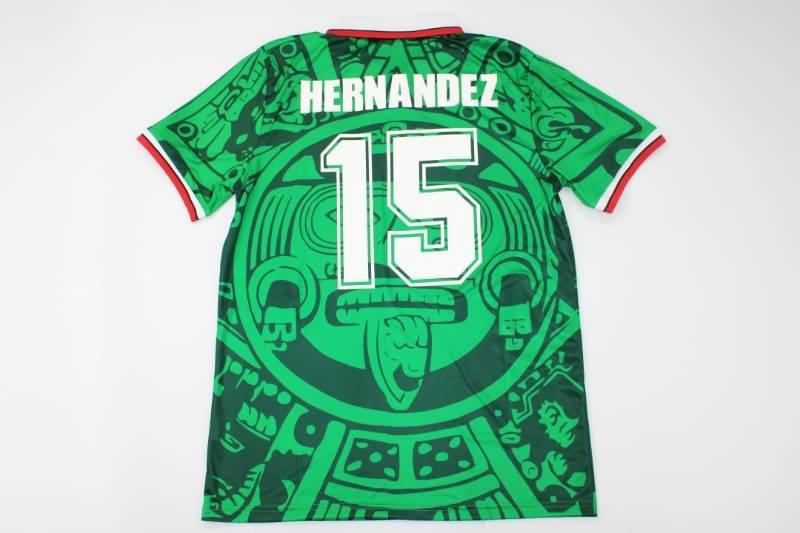 Thailand Quality(AAA) 1998 Mexico Home Retro soccer Jersey