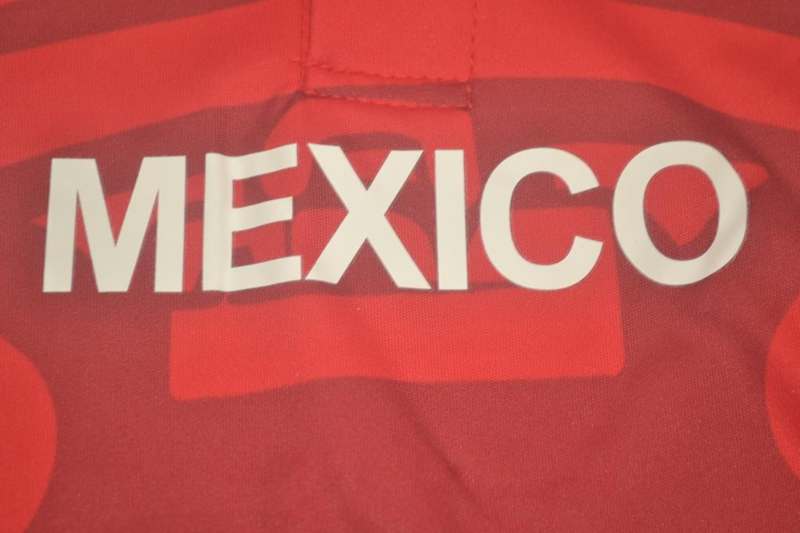 Thailand Quality(AAA) 1998 Mexico Red Retro soccer Jersey