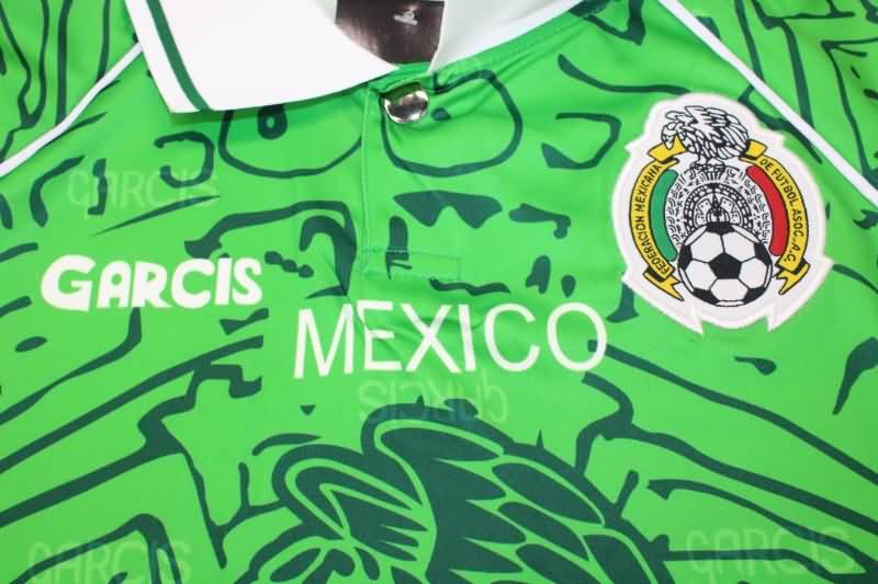 Thailand Quality(AAA) 1999 Mexico Home Retro Soccer Jersey