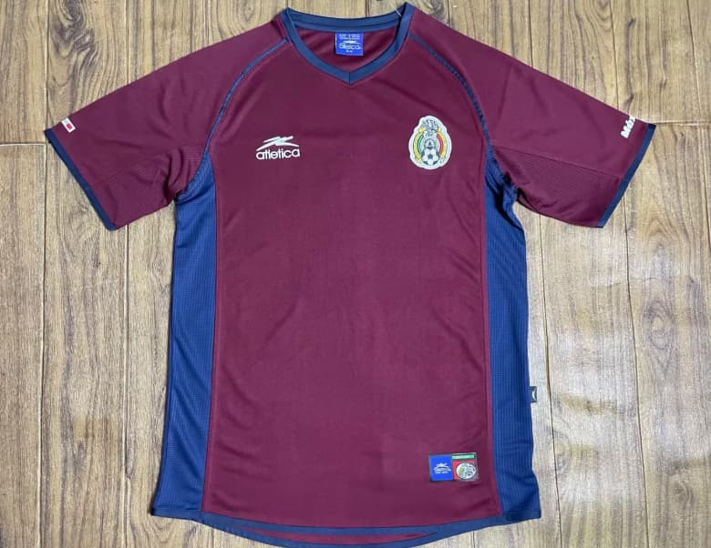 Thailand Quality(AAA) 2002 Mexico Third Retro Soccer Jersey Thailand Quality(AAA) 2002 Mexico Third Retro Soccer Jersey
