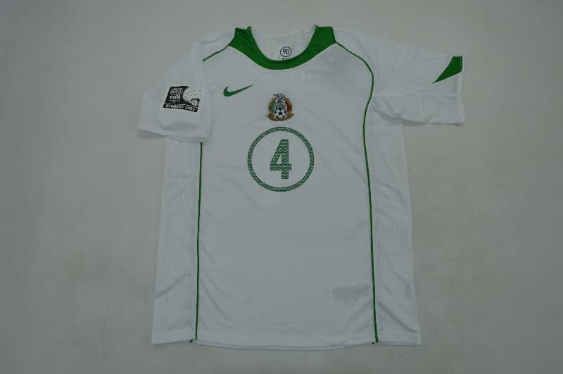 Thailand Quality(AAA) 2004 Mexico Away Retro Soccer Jersey