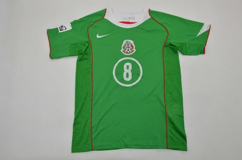 Thailand Quality(AAA) 2004 Mexico Home Retro Soccer Jersey