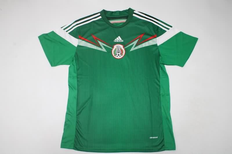 Thailand Quality(AAA) 2014 Mexico Home Retro Soccer Jersey