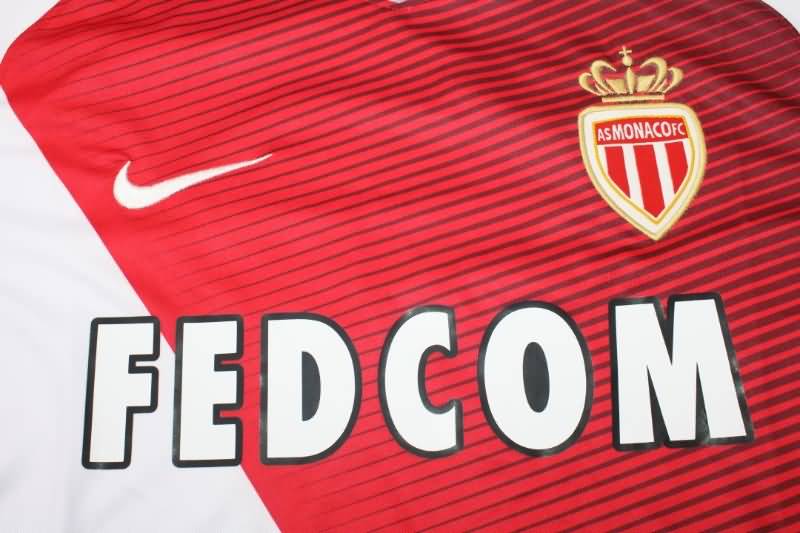 Thailand Quality(AAA) 2016/17 Monaco Home Retro Soccer Jersey