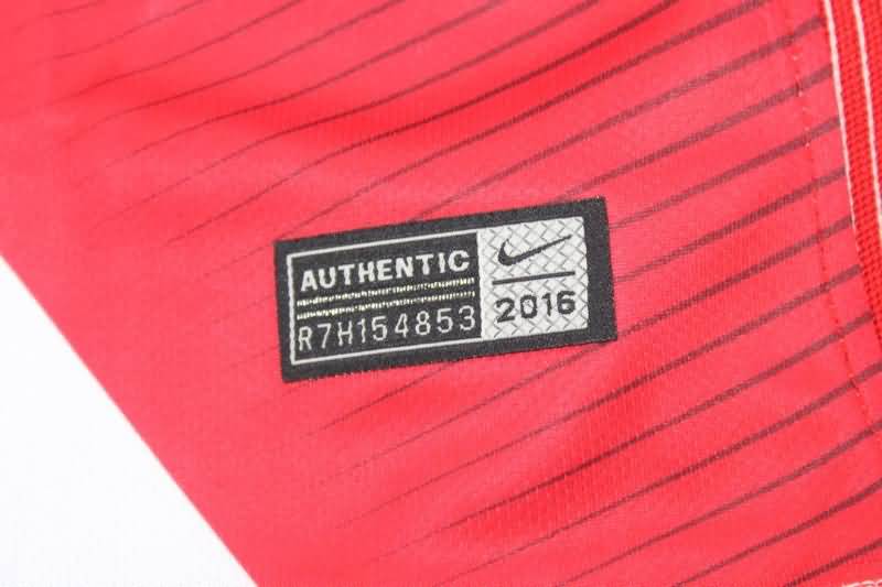 Thailand Quality(AAA) 2016/17 Monaco Home UCL Retro Soccer Jersey