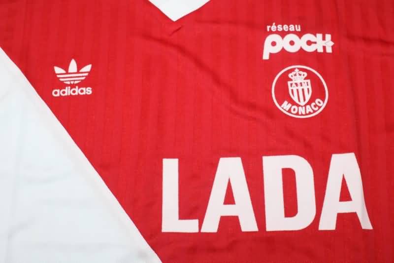 Thailand Quality(AAA) 1990/91 Monaco Retro Home Soccer Jersey