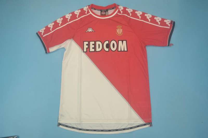 Thailand Quality(AAA) 1999/00 Monaco Retro Home Soccer Jersey