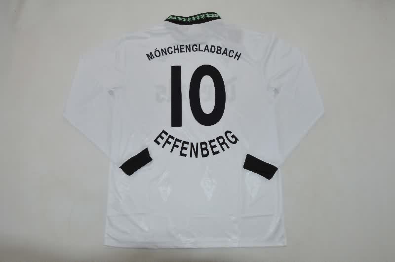 Thailand Quality(AAA) 1995/96 Monchengladbach Home Long Sleeve Retro Soccer Jersey